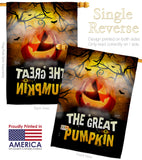 The Great Pumpkin - Halloween Fall Vertical Impressions Decorative Flags HG137085 Made In USA