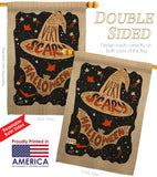 Very Scary Halloween - Halloween Fall Vertical Impressions Decorative Flags HG137094 Made In USA