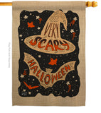 Very Scary Halloween - Halloween Fall Vertical Impressions Decorative Flags HG137094 Made In USA