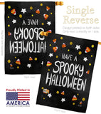 Spooky Halloween - Halloween Fall Vertical Impressions Decorative Flags HG137229 Made In USA