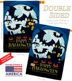 Halloween Night - Halloween Fall Vertical Impressions Decorative Flags HG137251 Made In USA