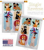 Halloween Dress Up - Halloween Fall Vertical Impressions Decorative Flags HG137623 Made In USA