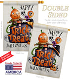 Trick Or Treat Day - Halloween Fall Vertical Impressions Decorative Flags HG190172 Made In USA