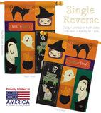 Halloween Trick or Treat - Halloween Fall Vertical Impressions Decorative Flags HG191030 Made In USA