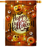 Lightful Halloween - Halloween Fall Vertical Impressions Decorative Flags HG192245 Made In USA