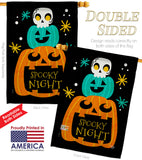 Spooky Night - Halloween Fall Vertical Impressions Decorative Flags HG192663 Made In USA