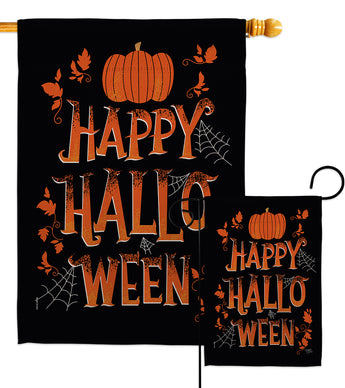 Halloween Night - Halloween Fall Vertical Impressions Decorative Flags HG112099 Made In USA