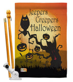 Jeepers Creepers - Halloween Fall Vertical Impressions Decorative Flags HG112008 Made In USA