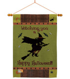 Witching You - Halloween Fall Vertical Impressions Decorative Flags HG112053 Made In USA