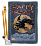 A Spooky Night To All - Halloween Fall Vertical Impressions Decorative Flags HG112063 Made In USA