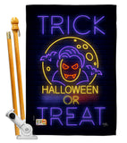 Halloween Dracula - Halloween Fall Vertical Impressions Decorative Flags HG112087 Made In USA