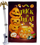 Spooky Sweet - Halloween Fall Vertical Impressions Decorative Flags HG112088 Made In USA