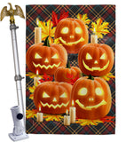 Pumpkin Patch - Halloween Fall Vertical Impressions Decorative Flags HG112089 Made In USA