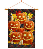 Pumpkin Patch - Halloween Fall Vertical Impressions Decorative Flags HG112089 Made In USA