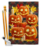 Pumpkin Patch - Halloween Fall Vertical Impressions Decorative Flags HG112089 Made In USA