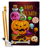 Halloween Sweet - Halloween Fall Vertical Impressions Decorative Flags HG112093 Made In USA