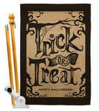 Halloween Trick - Halloween Fall Vertical Impressions Decorative Flags HG112100 Made In USA