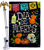 All Souls' Day - Halloween Fall Vertical Impressions Decorative Flags HG112112 Made In USA