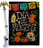 All Souls' Day - Halloween Fall Vertical Impressions Decorative Flags HG112112 Made In USA