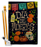 All Souls' Day - Halloween Fall Vertical Impressions Decorative Flags HG112112 Made In USA