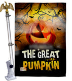 The Great Pumpkin - Halloween Fall Vertical Impressions Decorative Flags HG137085 Made In USA