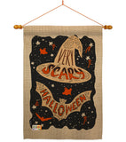 Very Scary Halloween - Halloween Fall Vertical Impressions Decorative Flags HG137094 Made In USA