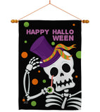 Happy Halloween - Halloween Fall Vertical Impressions Decorative Flags HG137262 Made In USA