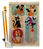 Halloween Dress Up - Halloween Fall Vertical Impressions Decorative Flags HG137623 Made In USA