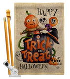 Trick Or Treat Day - Halloween Fall Vertical Impressions Decorative Flags HG190172 Made In USA