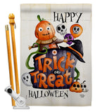 Trick Or Treat Day - Halloween Fall Vertical Impressions Decorative Flags HG190172 Made In USA