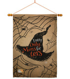 Entry Only For Monsters - Halloween Fall Vertical Impressions Decorative Flags HG191021 Made In USA