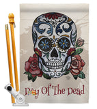Day of the Dead - Halloween Fall Vertical Impressions Decorative Flags HG191026 Made In USA