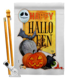 Happy Halloween Spirit - Halloween Fall Vertical Impressions Decorative Flags HG192073 Made In USA