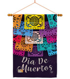 Dia De Muertos - Halloween Fall Vertical Impressions Decorative Flags HG192214 Made In USA