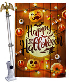 Lightful Halloween - Halloween Fall Vertical Impressions Decorative Flags HG192245 Made In USA