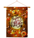 Lightful Halloween - Halloween Fall Vertical Impressions Decorative Flags HG192245 Made In USA