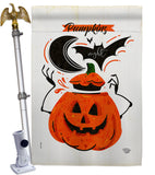 Pumpkins Night - Halloween Fall Vertical Impressions Decorative Flags HG192676 Made In USA