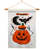 Pumpkins Night - Halloween Fall Vertical Impressions Decorative Flags HG192676 Made In USA