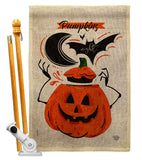 Pumpkins Night - Halloween Fall Vertical Impressions Decorative Flags HG192676 Made In USA