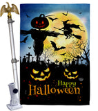 Graveyard Spooky - Halloween Fall Vertical Impressions Decorative Flags HG192692 Made In USA