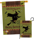 Witching You - Halloween Fall Vertical Impressions Decorative Flags HG112053 Made In USA