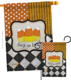 Trick or Treat - Halloween Fall Vertical Impressions Decorative Flags HG112056 Made In USA