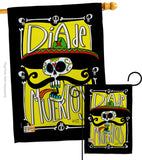 Dia de Muertos Skull - Halloween Fall Vertical Impressions Decorative Flags HG137070 Made In USA