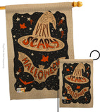 Very Scary Halloween - Halloween Fall Vertical Impressions Decorative Flags HG137094 Made In USA