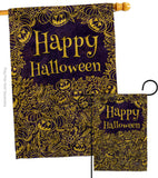 Mystical Halloween - Halloween Fall Vertical Impressions Decorative Flags HG137594 Made In USA