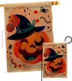 Funny Halloween Pumpkin - Halloween Fall Vertical Impressions Decorative Flags HG137637 Made In USA