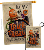 Trick Or Treat Day - Halloween Fall Vertical Impressions Decorative Flags HG190172 Made In USA