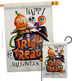 Trick Or Treat Day - Halloween Fall Vertical Impressions Decorative Flags HG190172 Made In USA