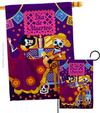 Happy Di de Muertos - Halloween Fall Vertical Impressions Decorative Flags HG192244 Made In USA