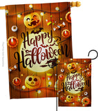 Lightful Halloween - Halloween Fall Vertical Impressions Decorative Flags HG192245 Made In USA